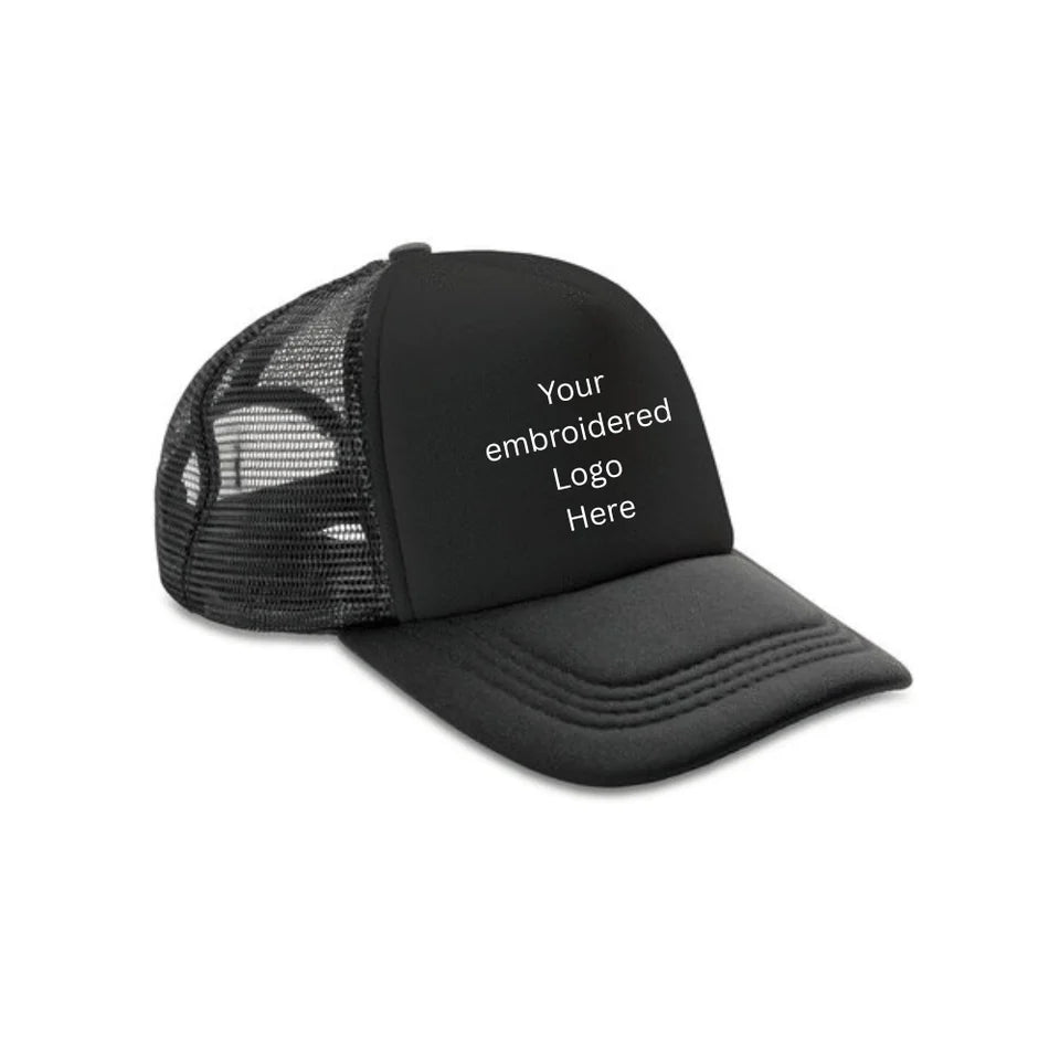Embroidered Core Detroit 1/2 Mesh Trucker Cap