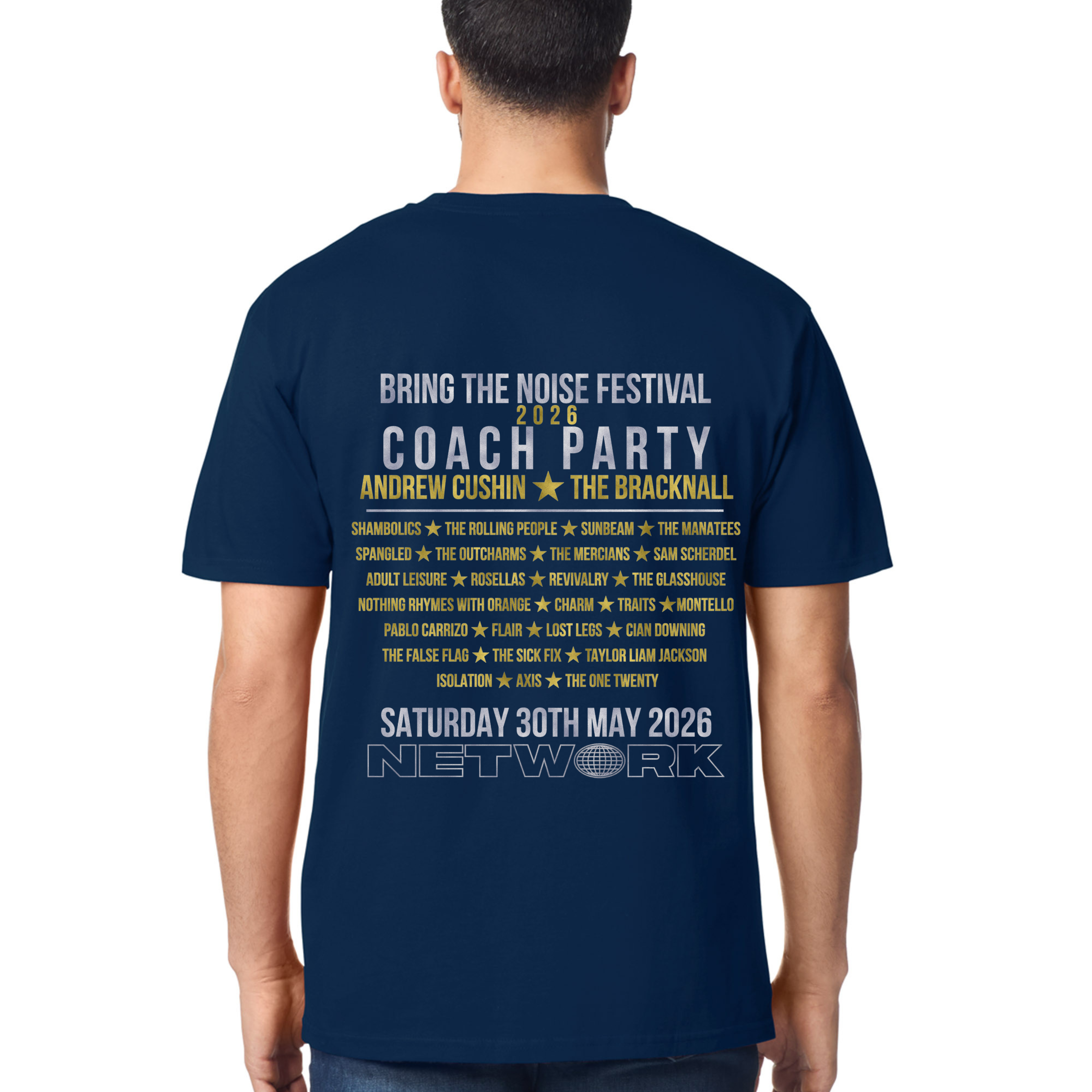 Bring the Noise 2026 T-Shirt – Navy Blue