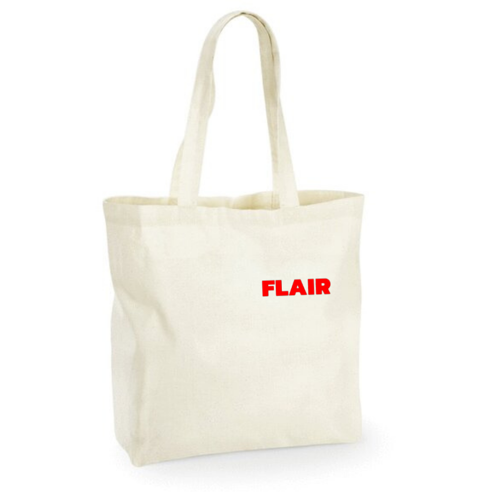 Flair Natural Small Logo Premium Tote