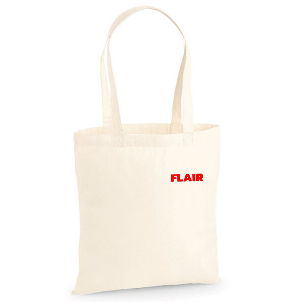 Flair Natural Small Logo Standard Tote