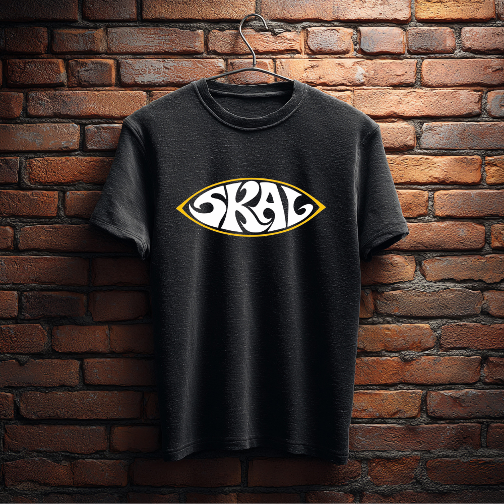 New Skal Logo Black Short Sleeve Tee